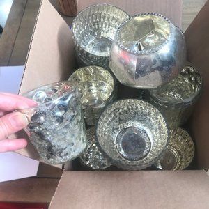 Silver Votive Candle holders